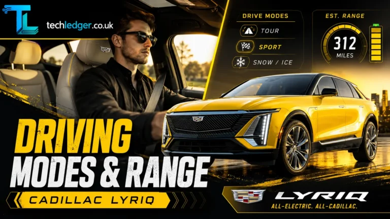 do the driving modes in cadillac lyriq offer different ranges or battery usages?