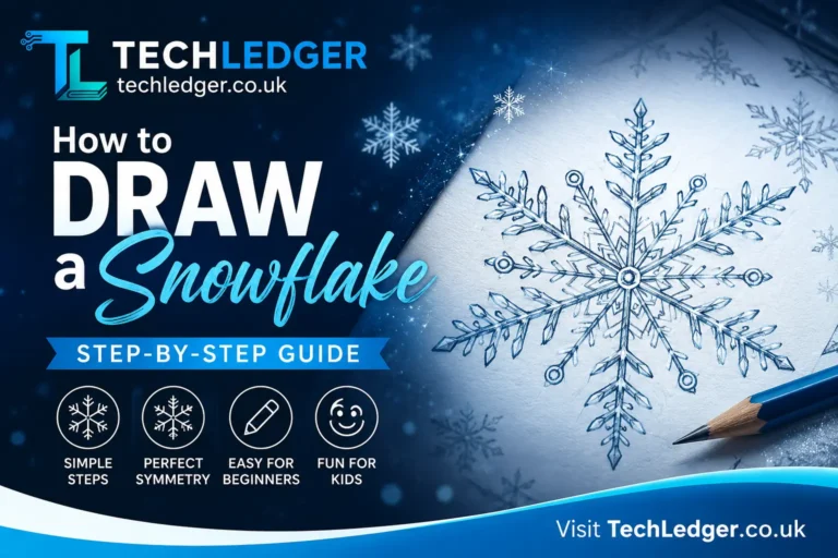 snowflake drawing