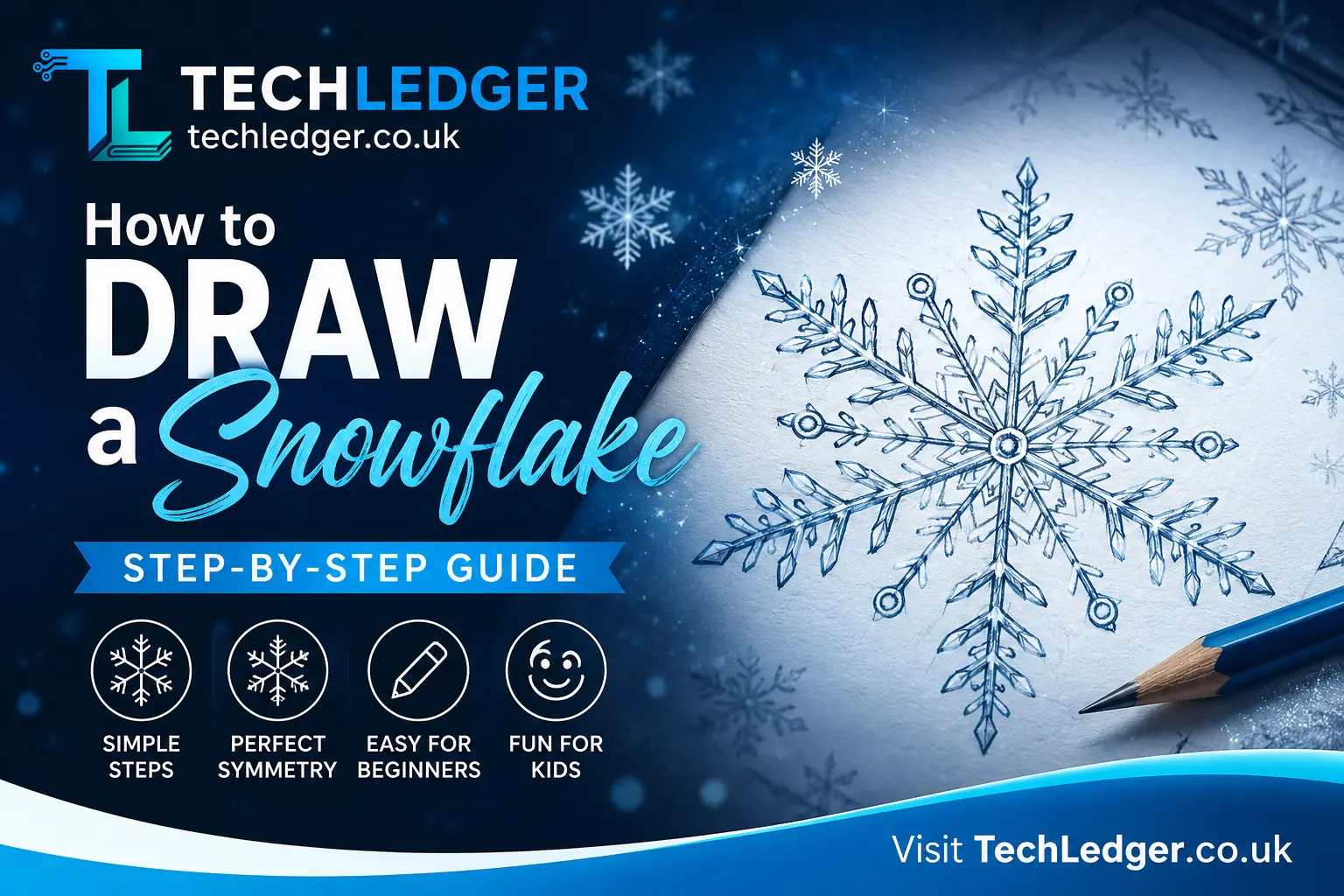 snowflake drawing